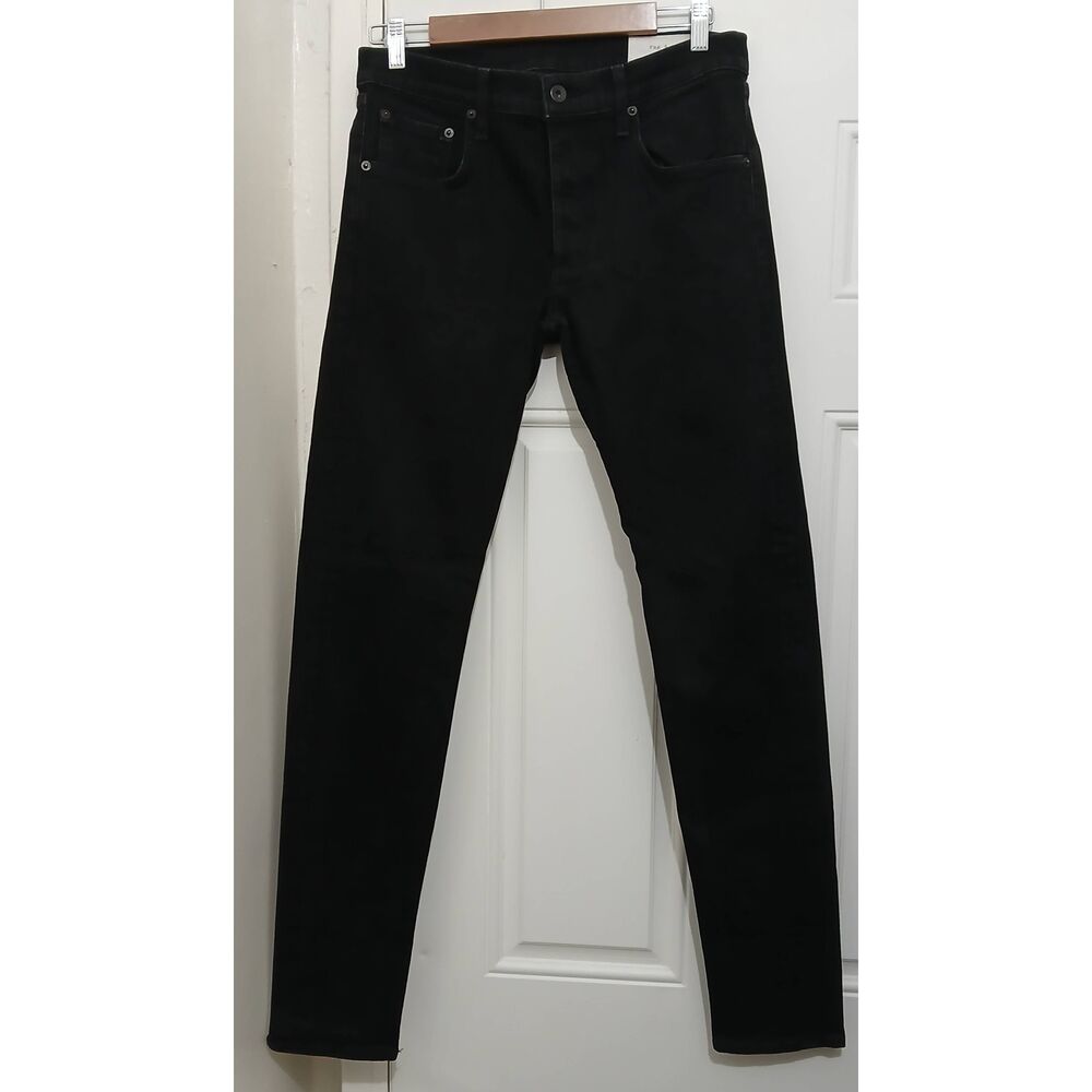 Rag and bone mens size 33 standard issue black je… - image 2